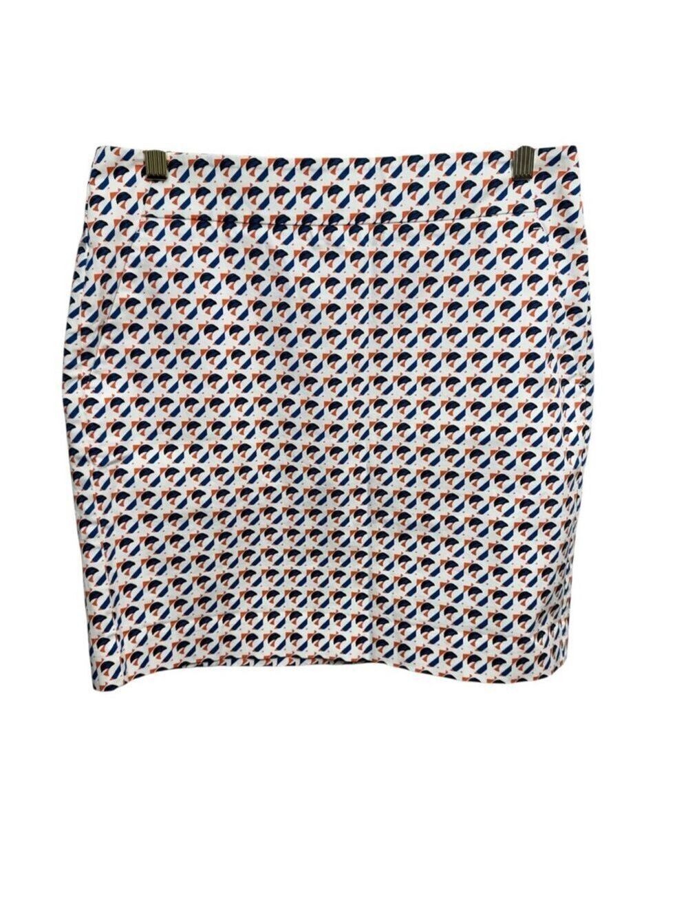 Ann Taylor Skirt Size 2 White‎ Blue